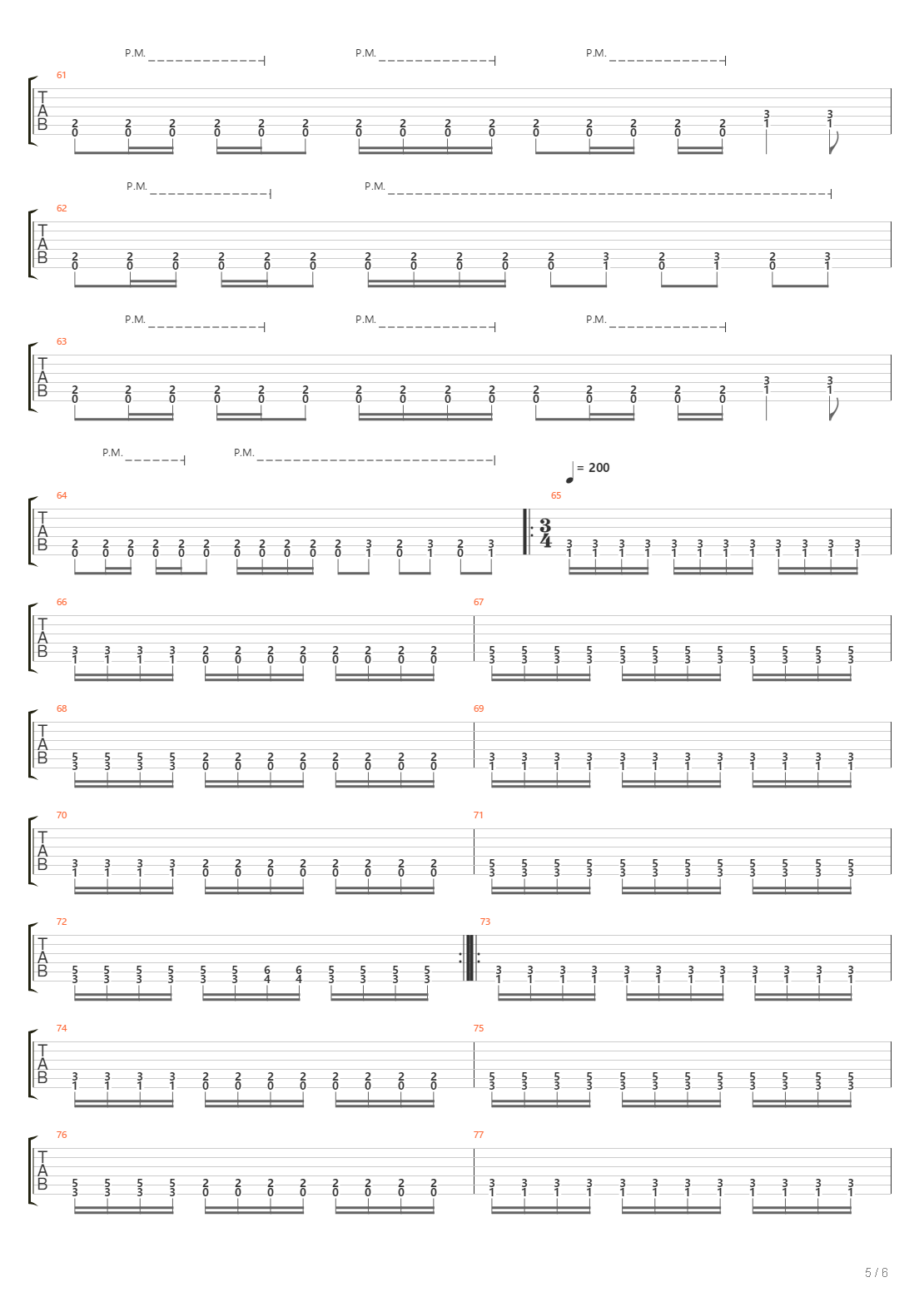 Towards The Father吉他谱