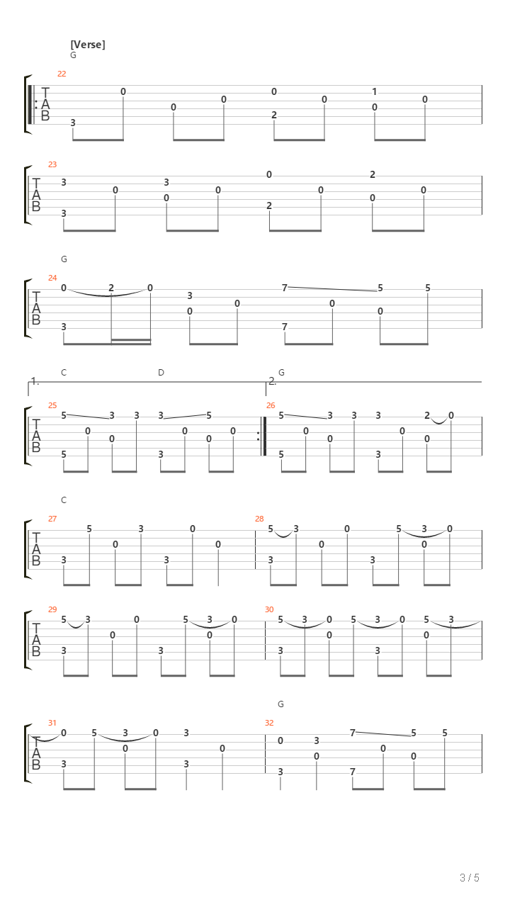 Spanish Harlem吉他谱