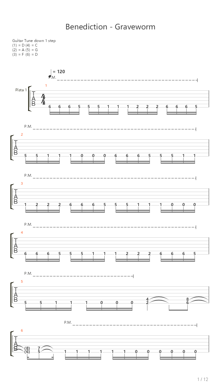 Graveworm吉他谱