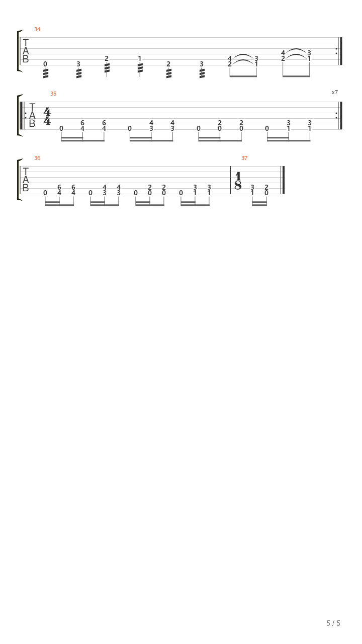 Iterations Of I吉他谱