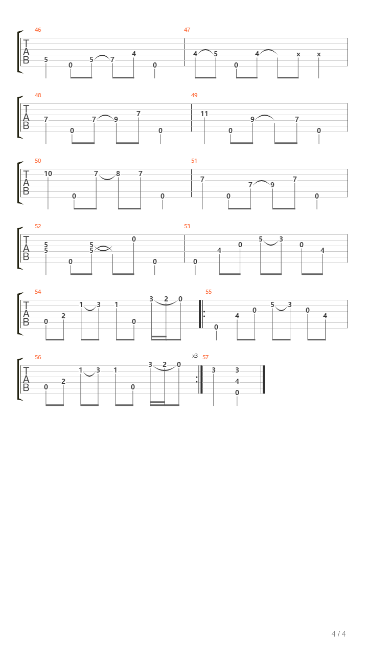 Folkspleen吉他谱