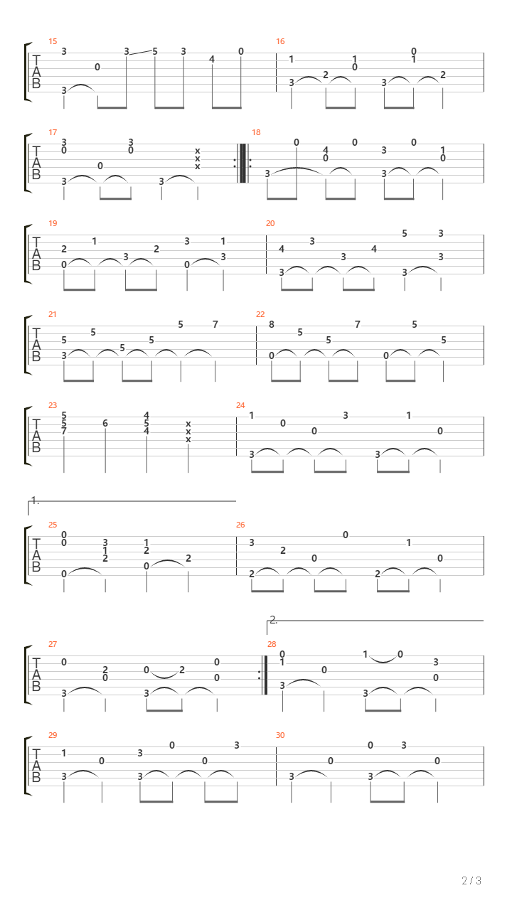 Kartoffeln Rag吉他谱