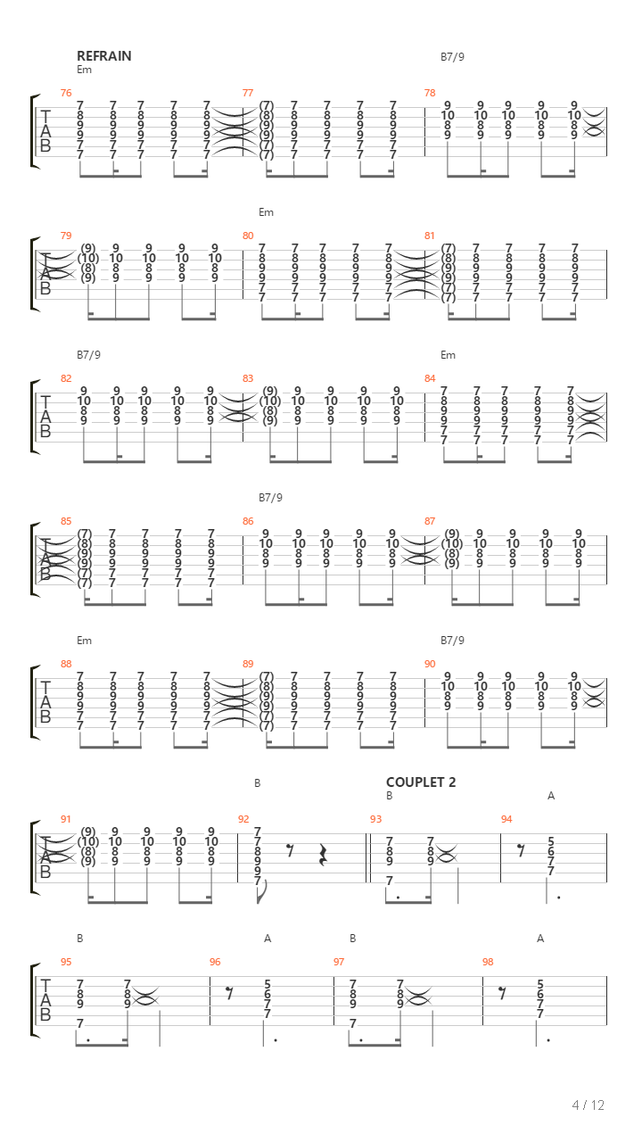 La Salsa吉他谱