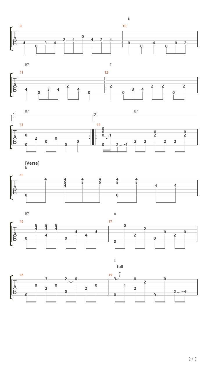 Key To The Highway吉他谱