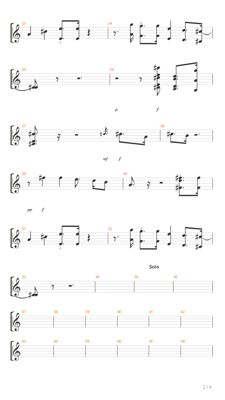 Key To The Highway吉他谱