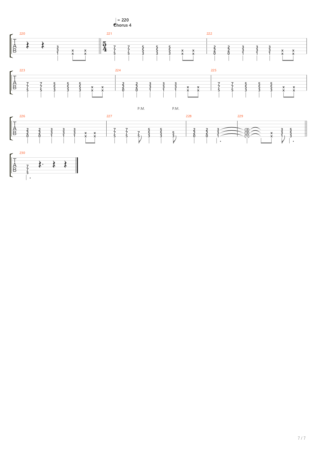 Reclamation吉他谱