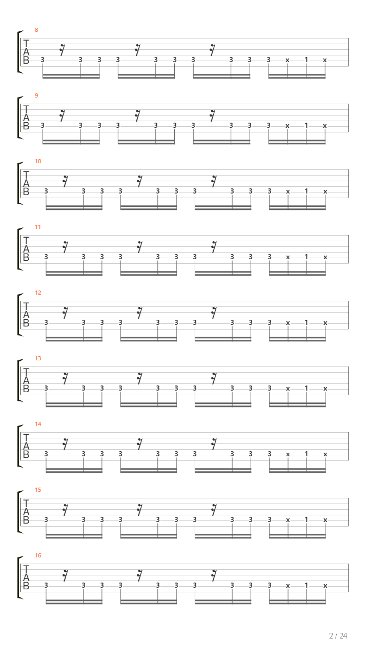 Kad Bi Bio Bijelo Dugme吉他谱