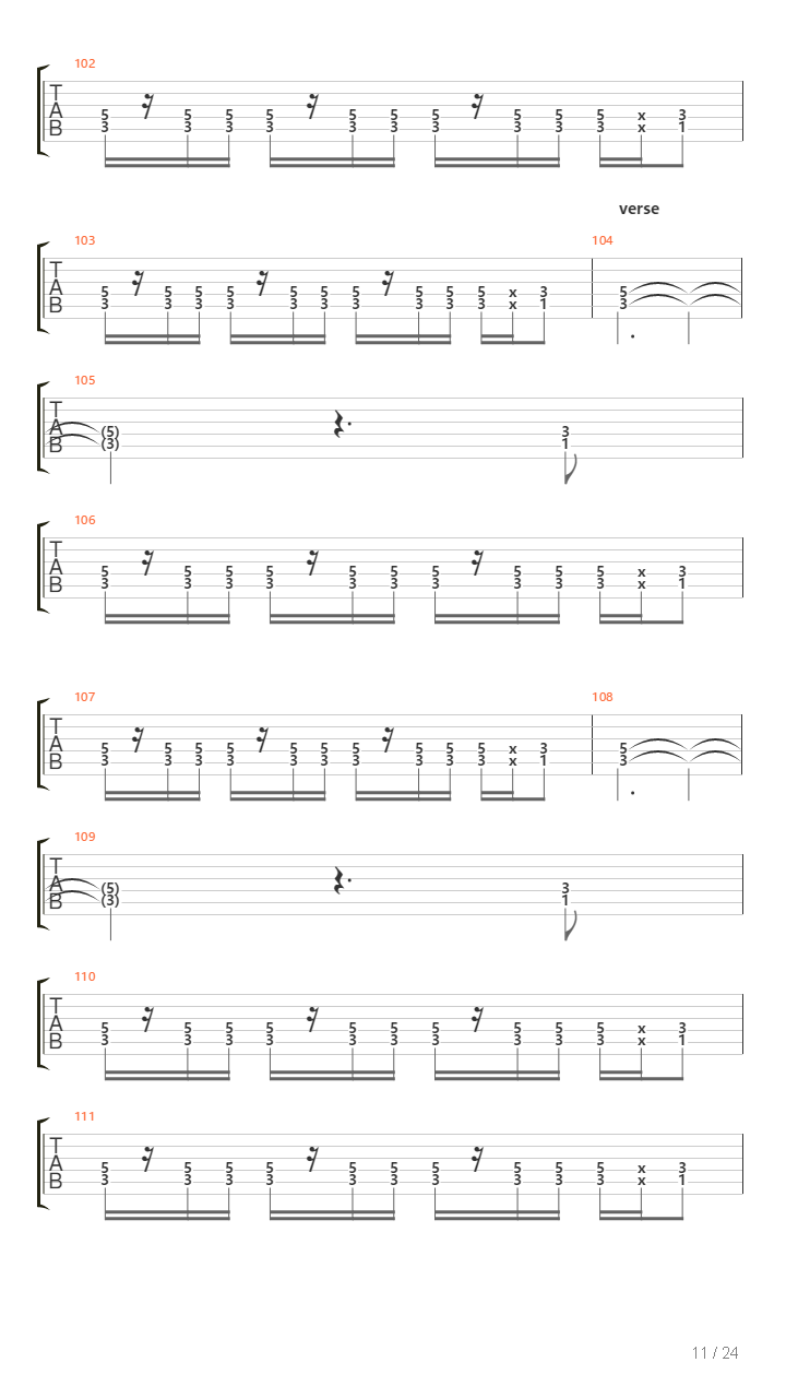 Kad Bi Bio Bijelo Dugme吉他谱