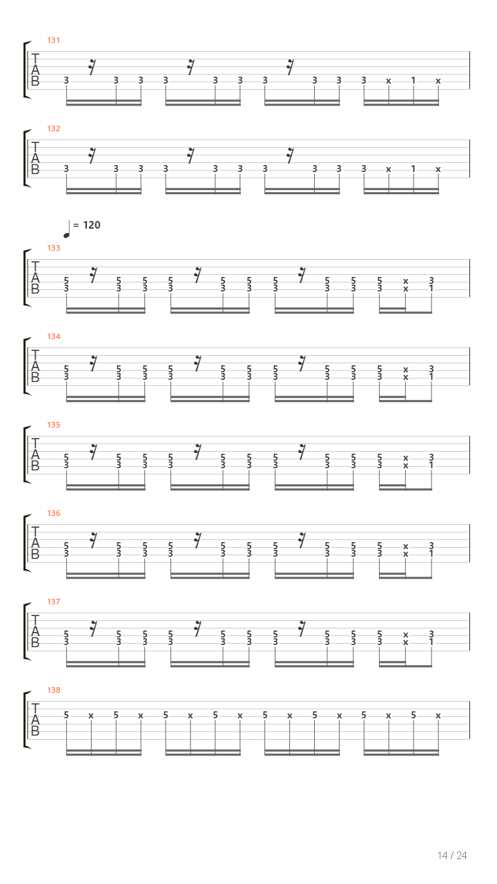 Kad Bi Bio Bijelo Dugme吉他谱