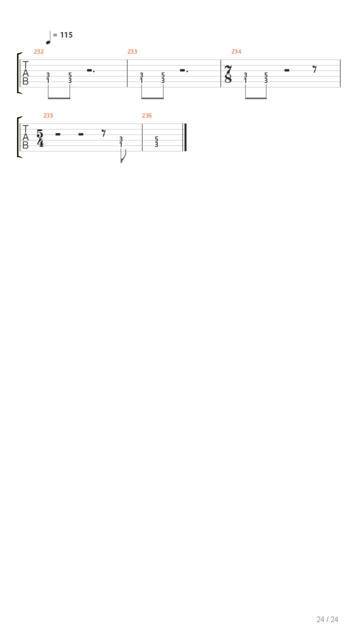 Kad Bi Bio Bijelo Dugme吉他谱