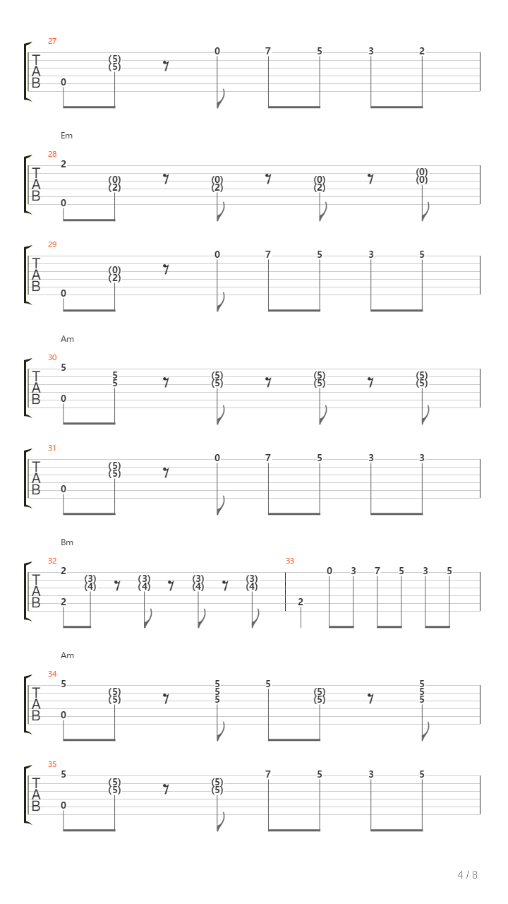 Ilomilo吉他谱