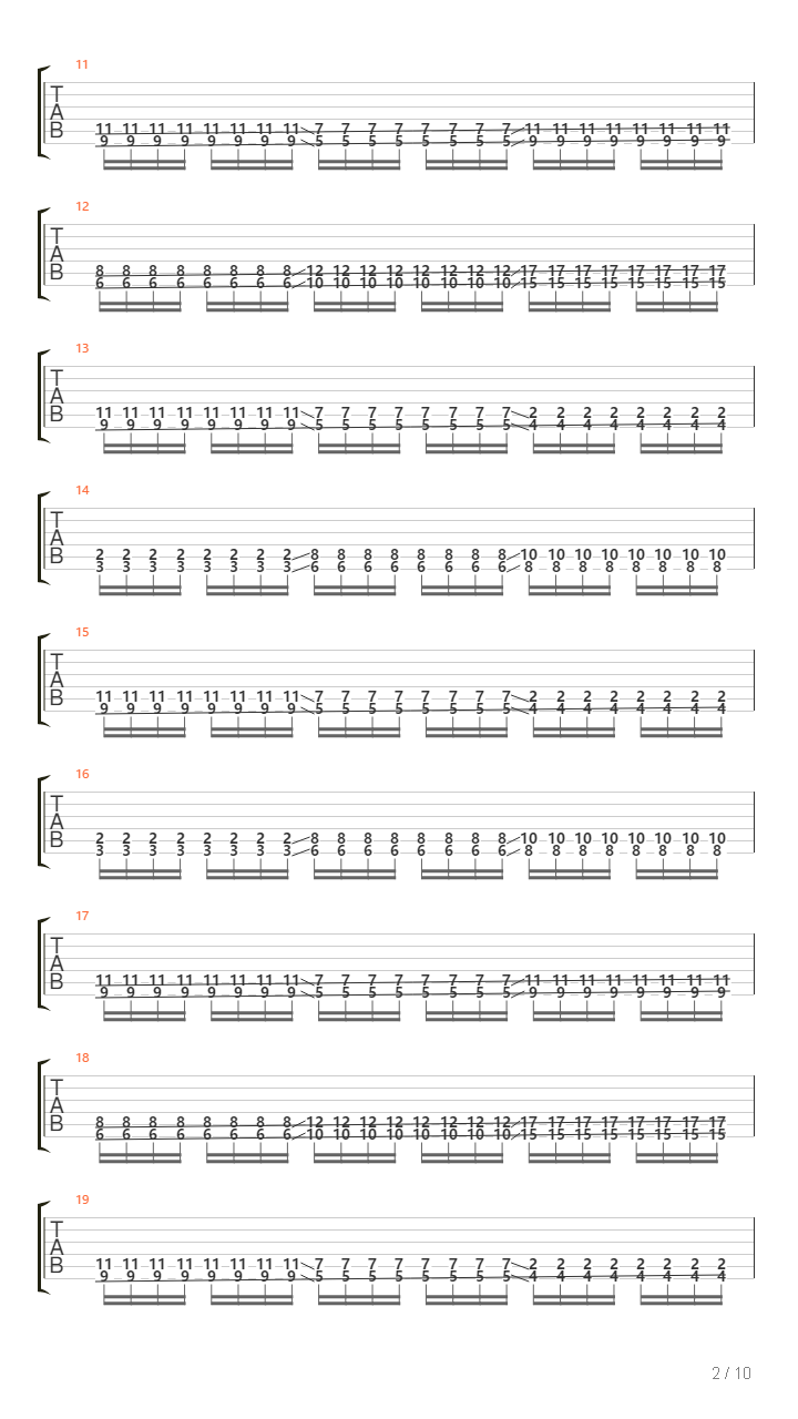 Stravinsky Blasting Off吉他谱