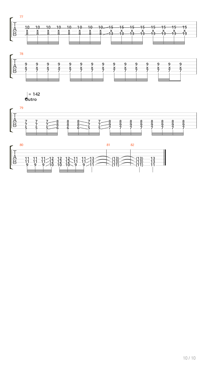 Stravinsky Blasting Off吉他谱