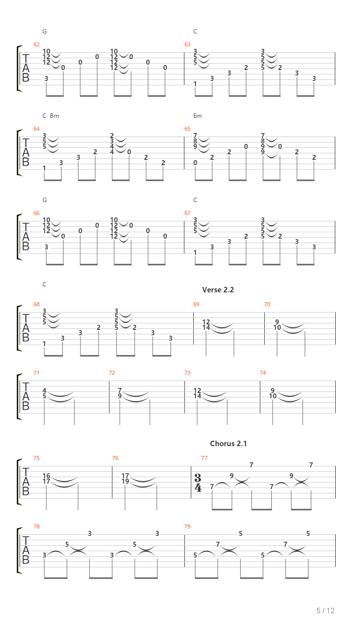 Unnamed Prog Demo吉他谱