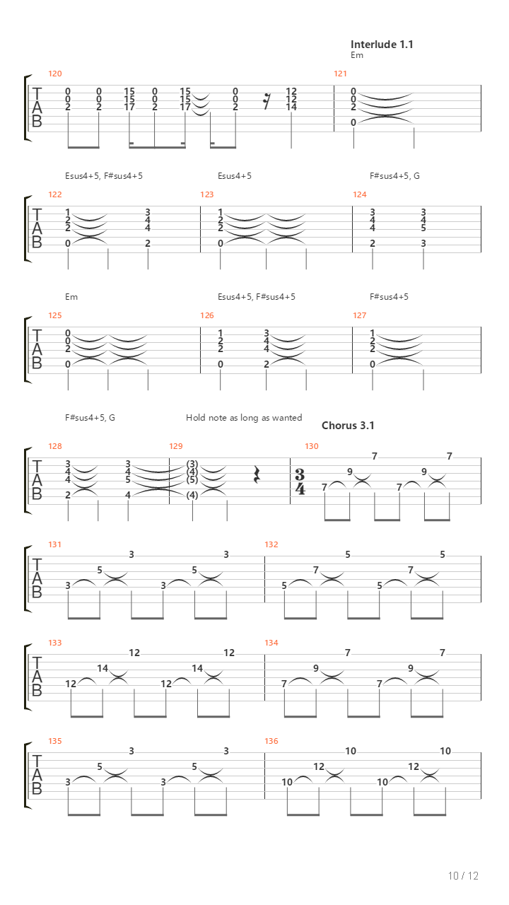 Unnamed Prog Demo吉他谱