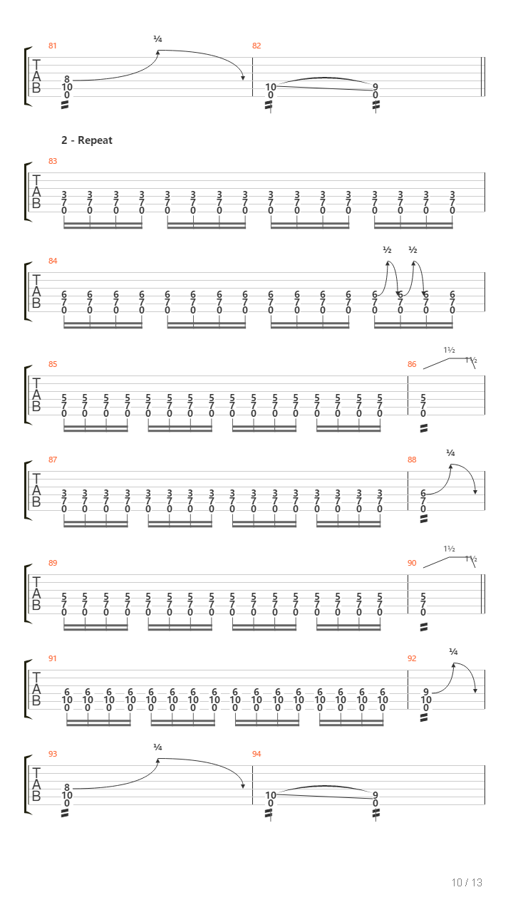 Axis吉他谱
