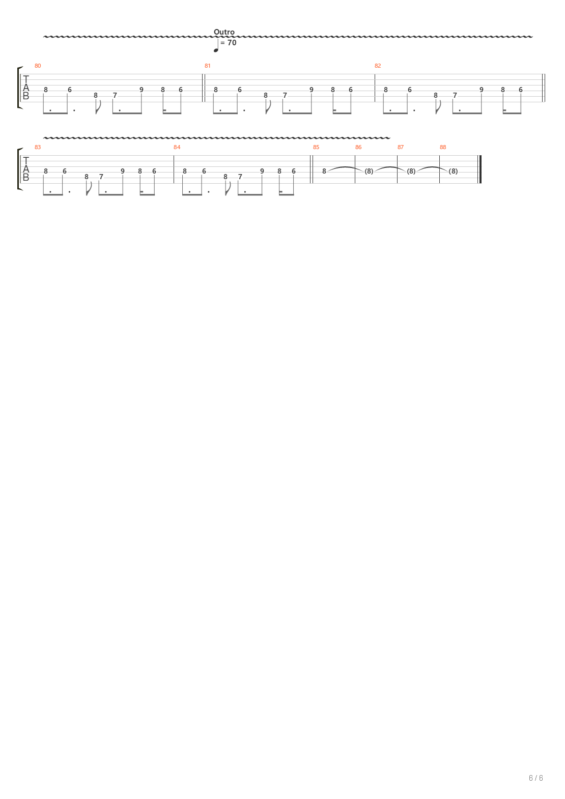 Behind Enemy Lines吉他谱