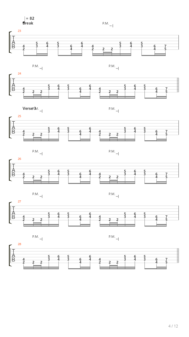 War Master吉他谱