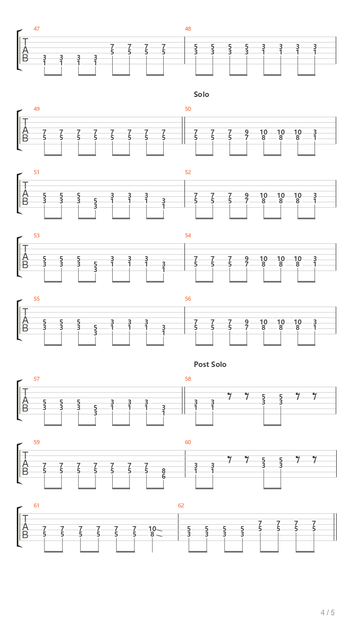 Fuel吉他谱