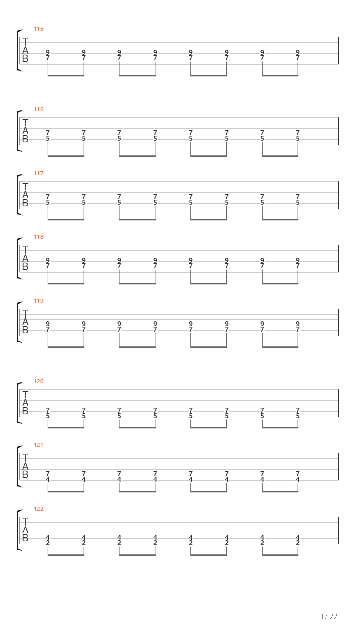 Ki Ra I吉他谱