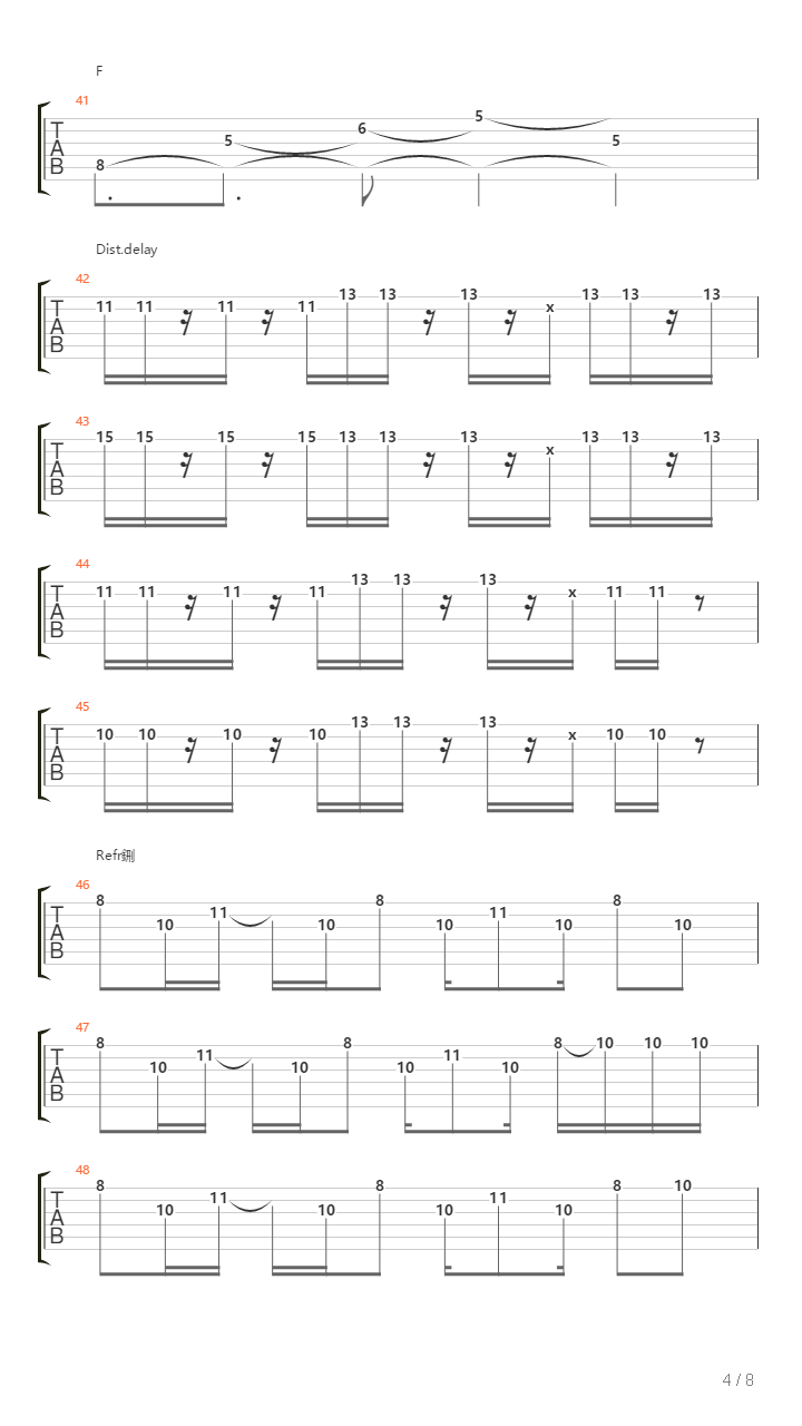 A Nossa Vez吉他谱