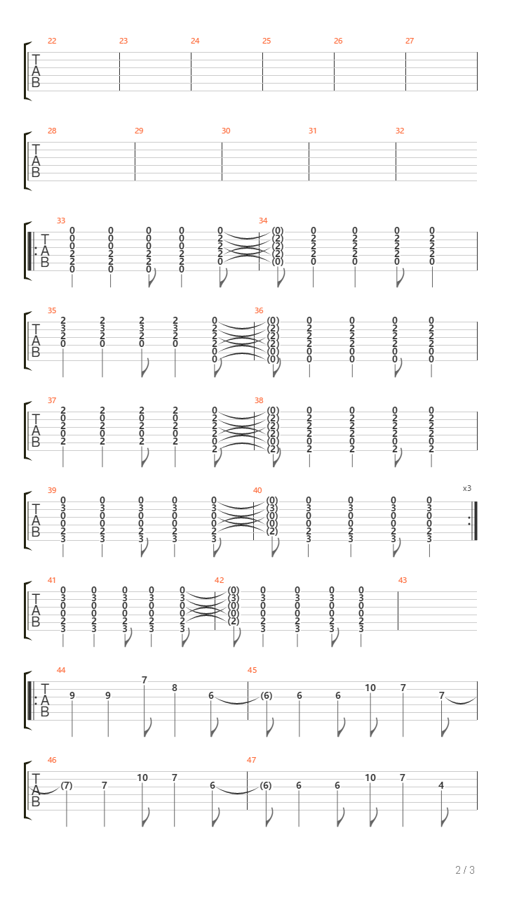 1987吉他谱