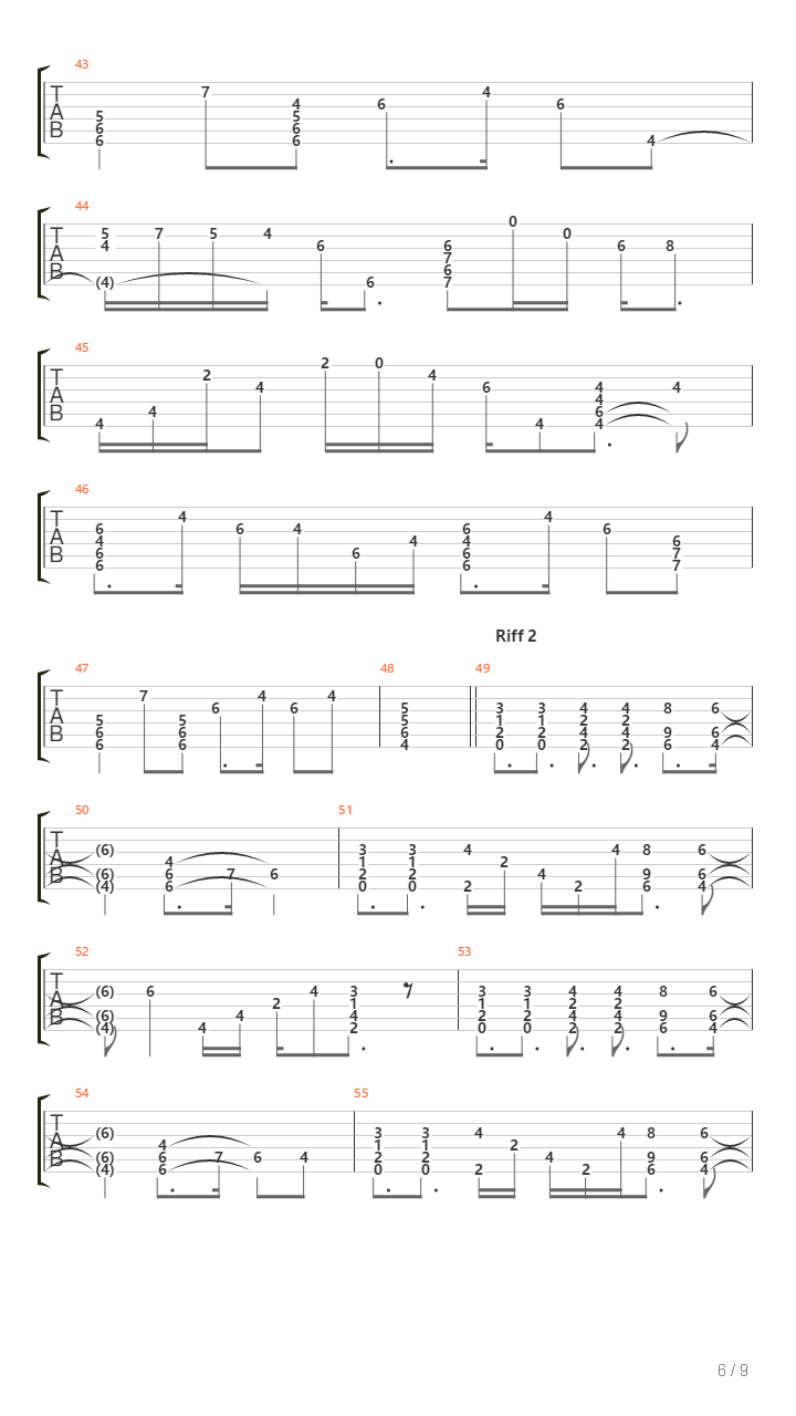 Rosewood吉他谱