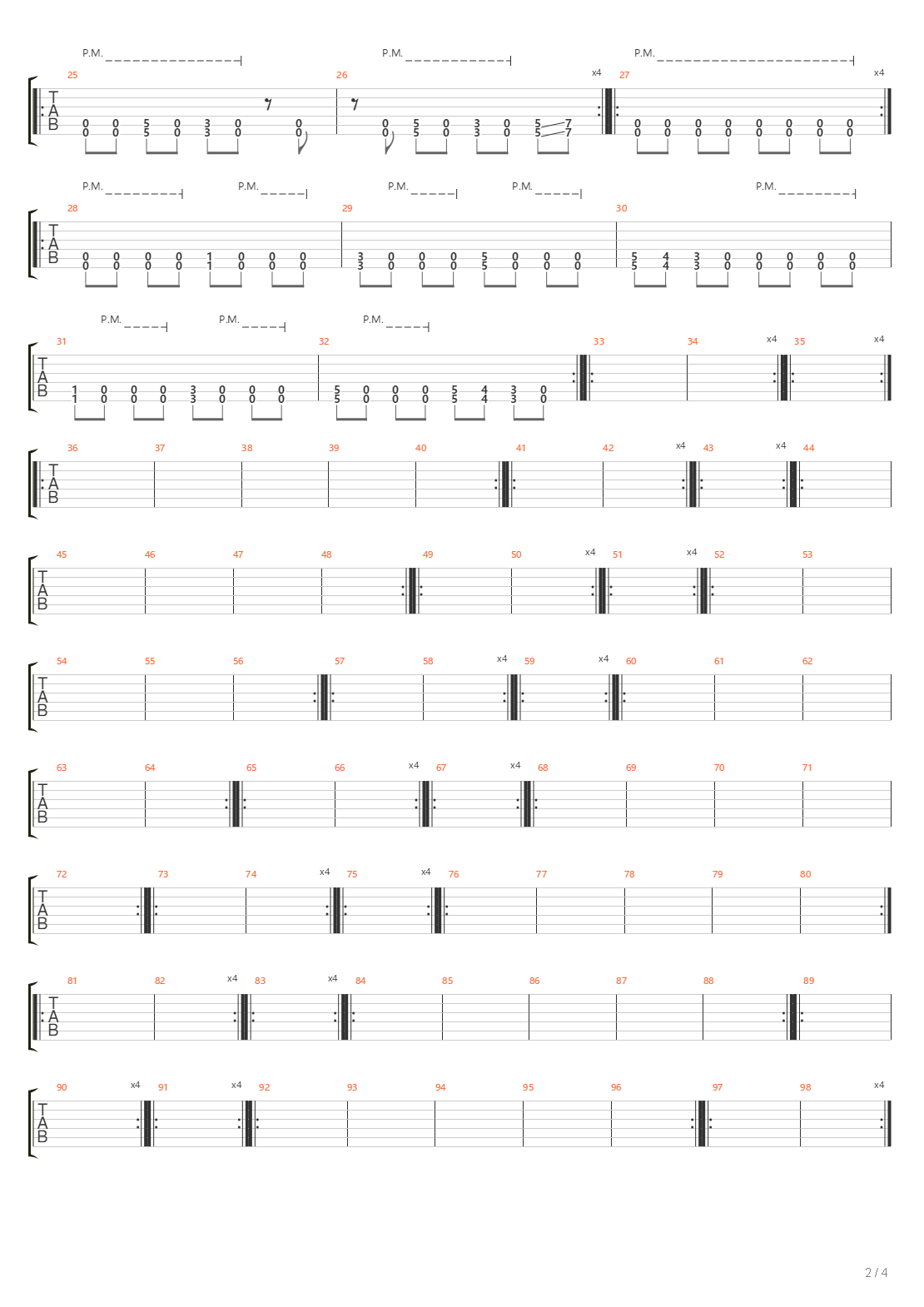 The Repeating Offender吉他谱