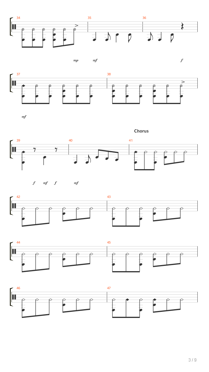 Broken Bones吉他谱