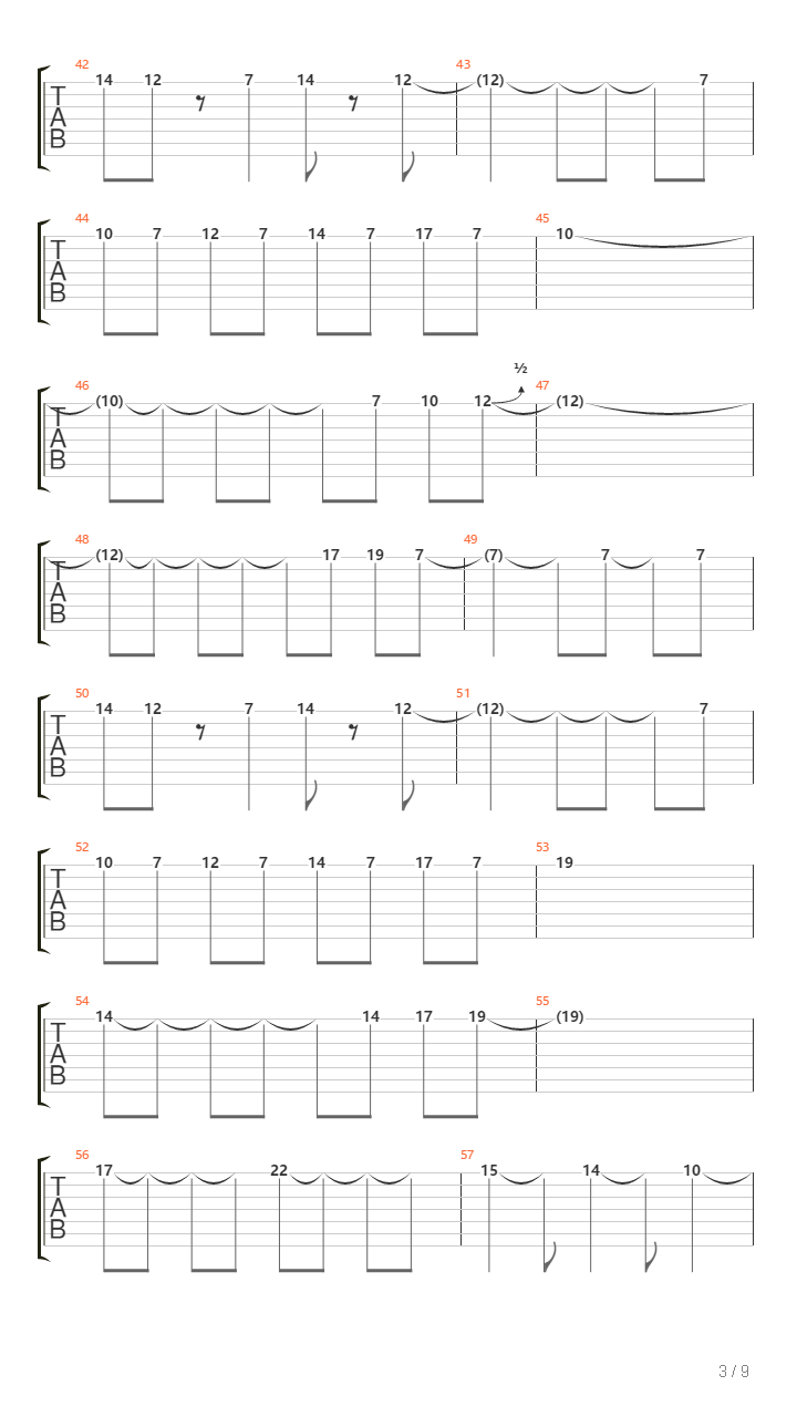 Turbo Killer吉他谱