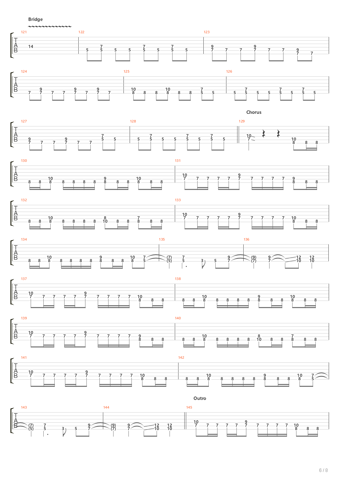Endless Ways吉他谱
