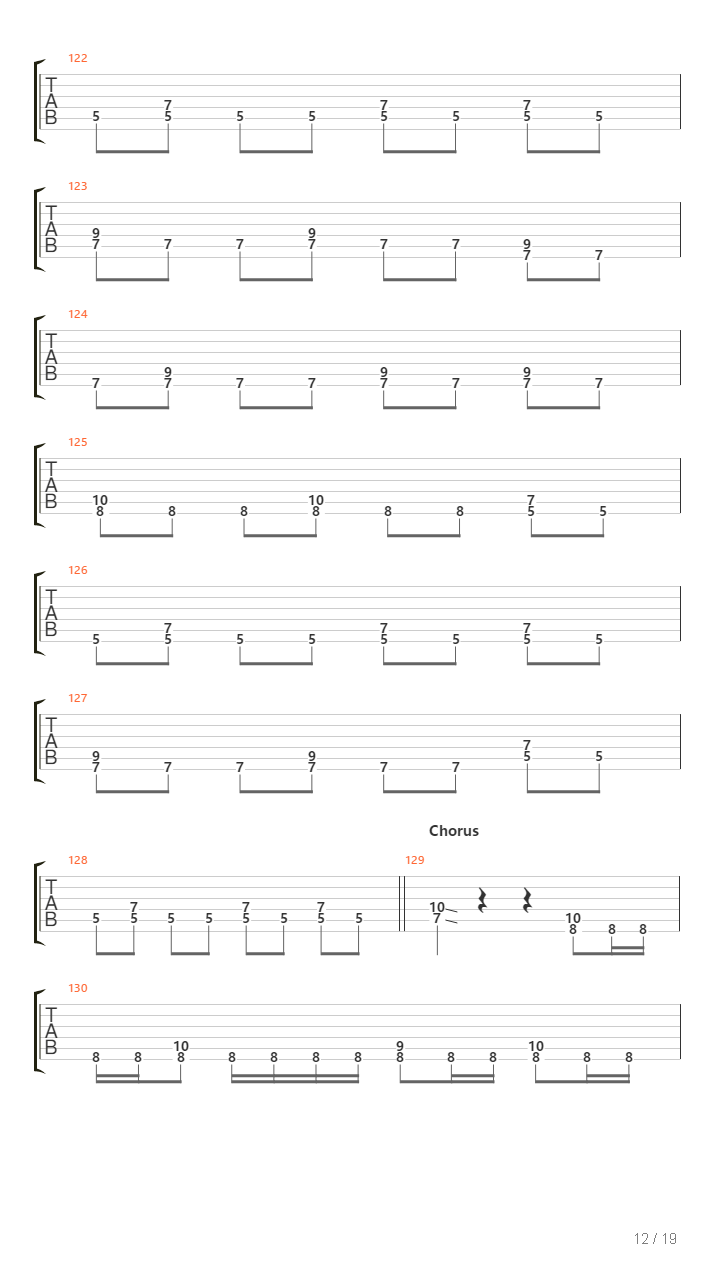 Endless Ways吉他谱