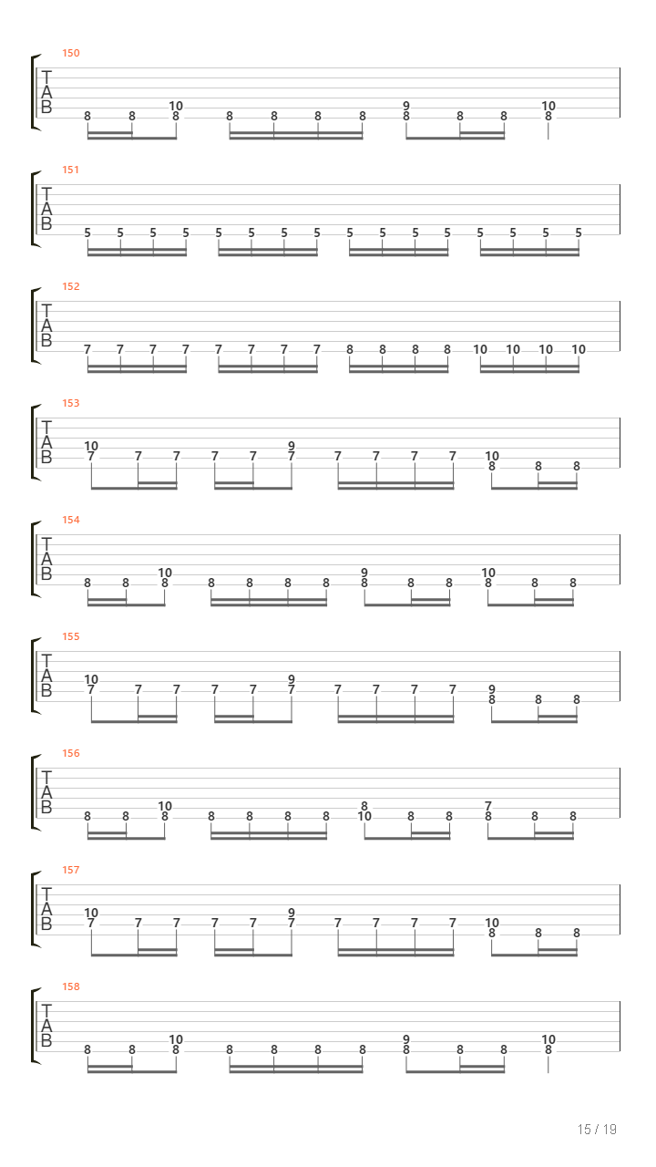 Endless Ways吉他谱