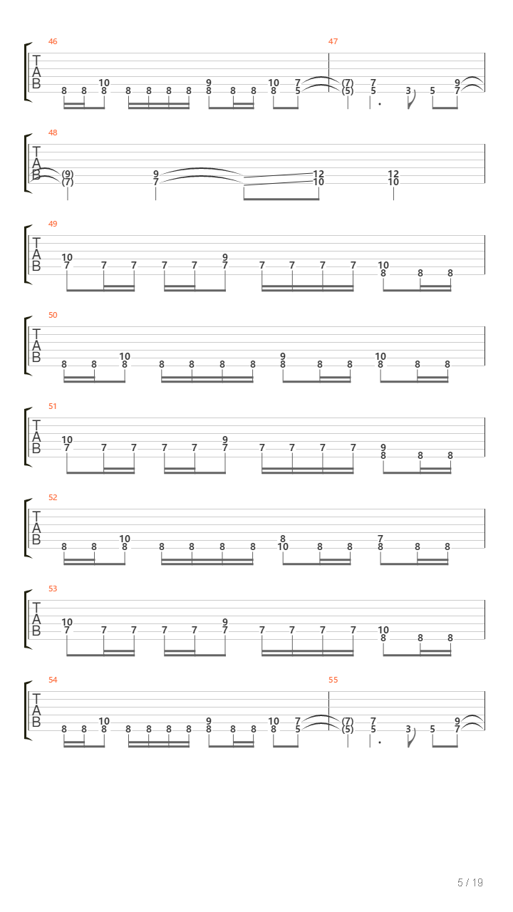 Endless Ways吉他谱