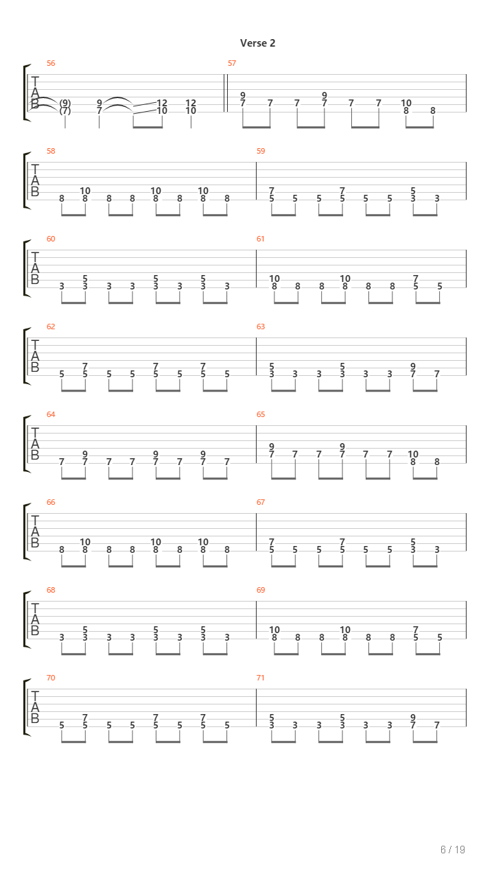 Endless Ways吉他谱