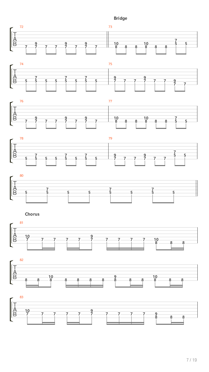 Endless Ways吉他谱