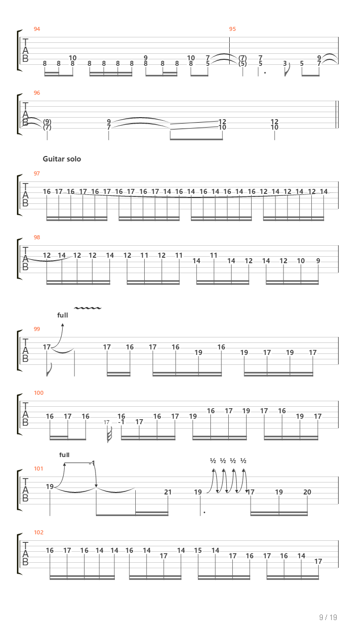 Endless Ways吉他谱