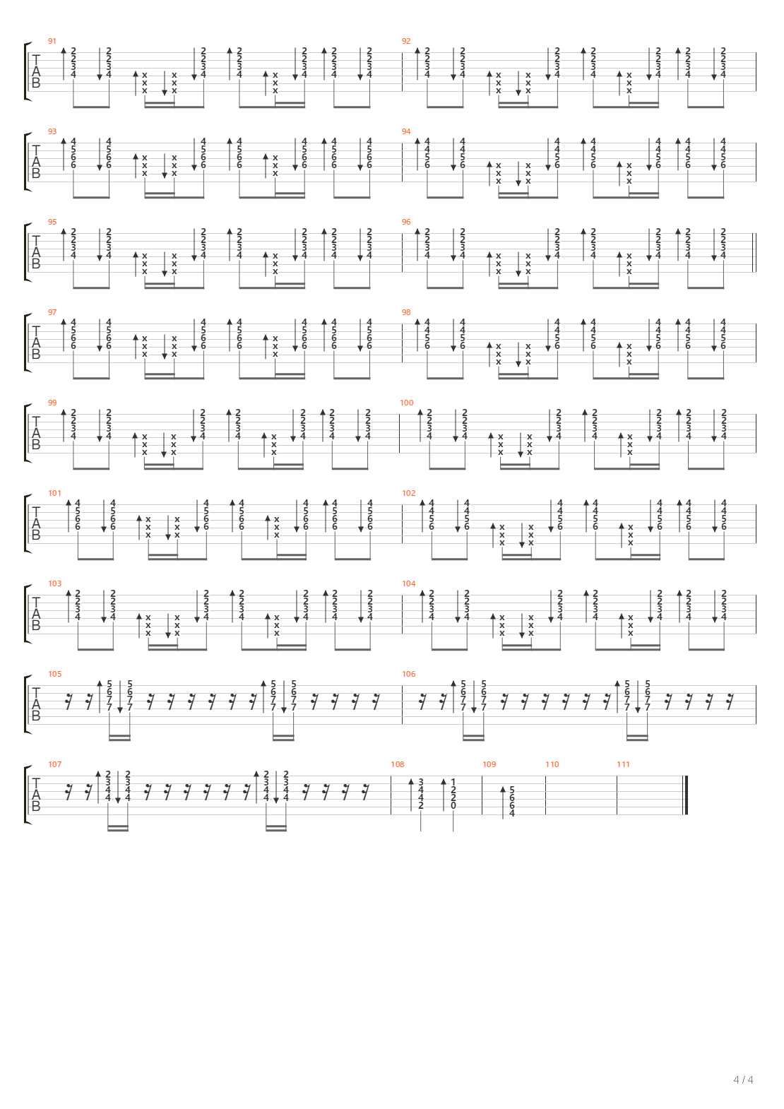 Tren A La Luna吉他谱