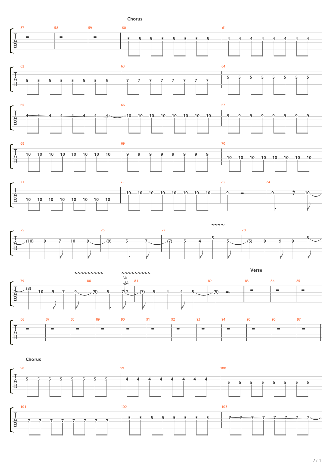 Vladimir Central Prison(弗拉基米尔中央监狱)吉他谱