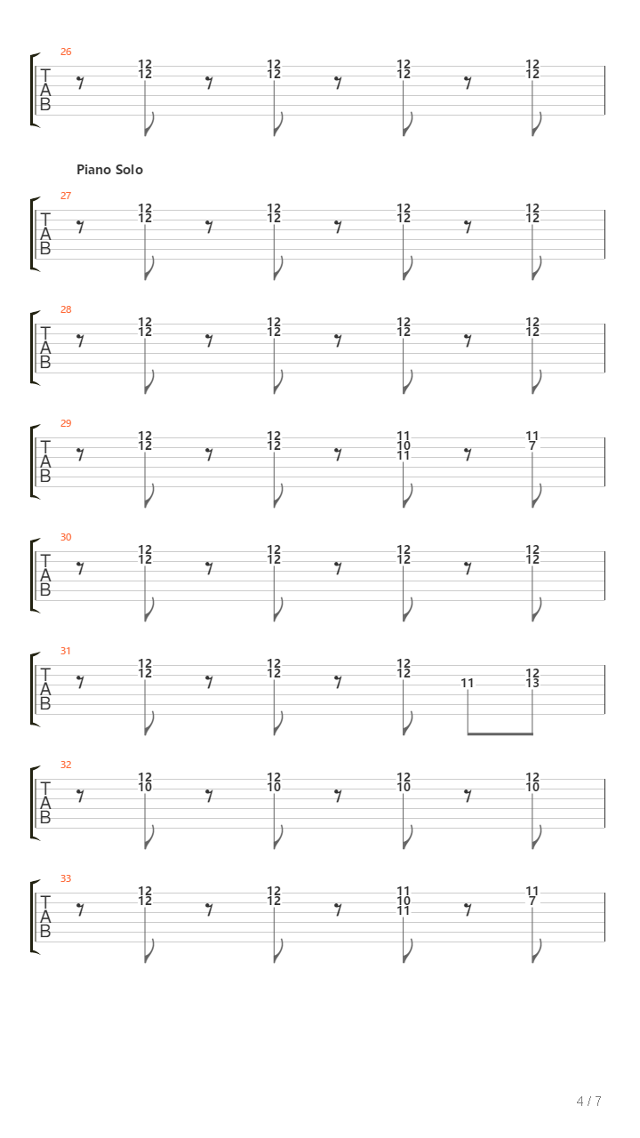 Steel Guitar Rag吉他谱