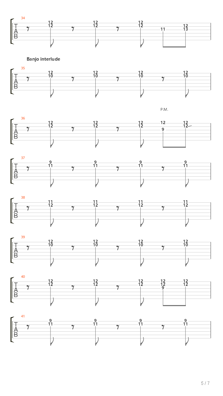 Steel Guitar Rag吉他谱