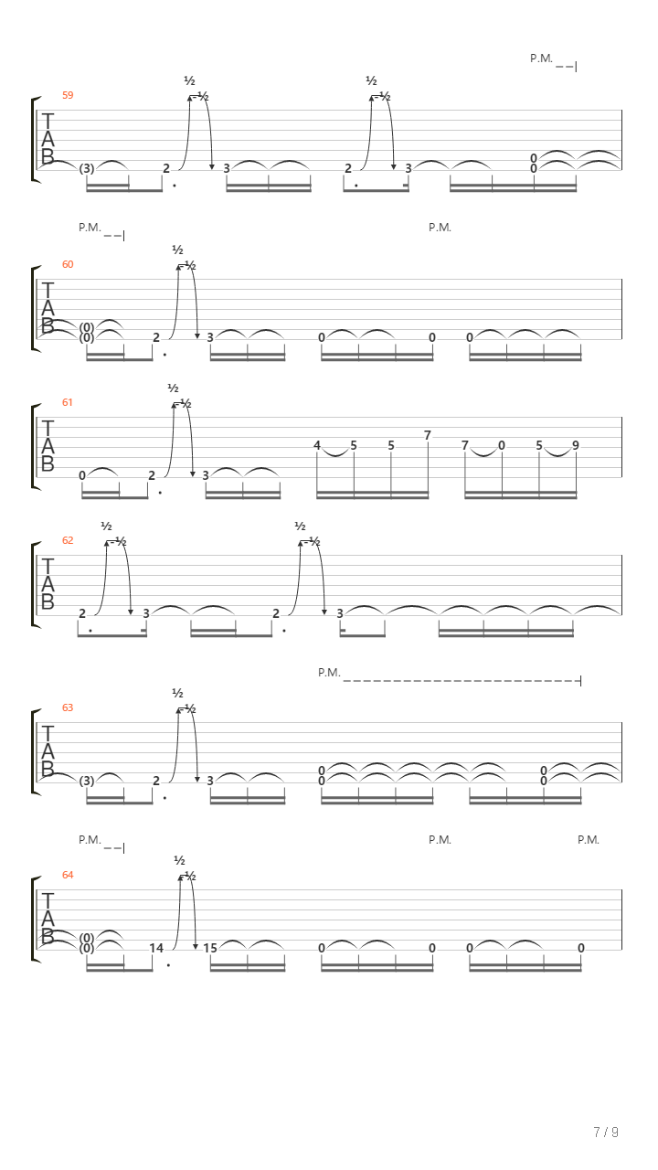 Wander吉他谱