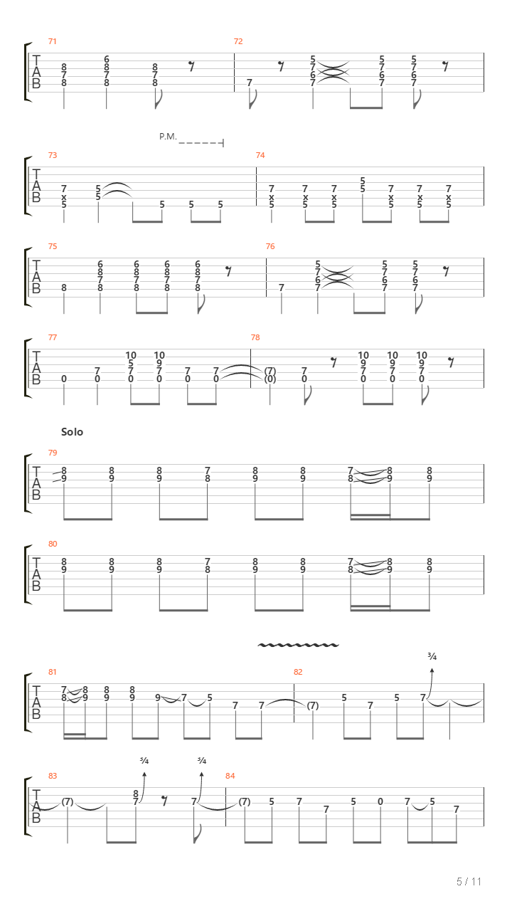 Bow River吉他谱