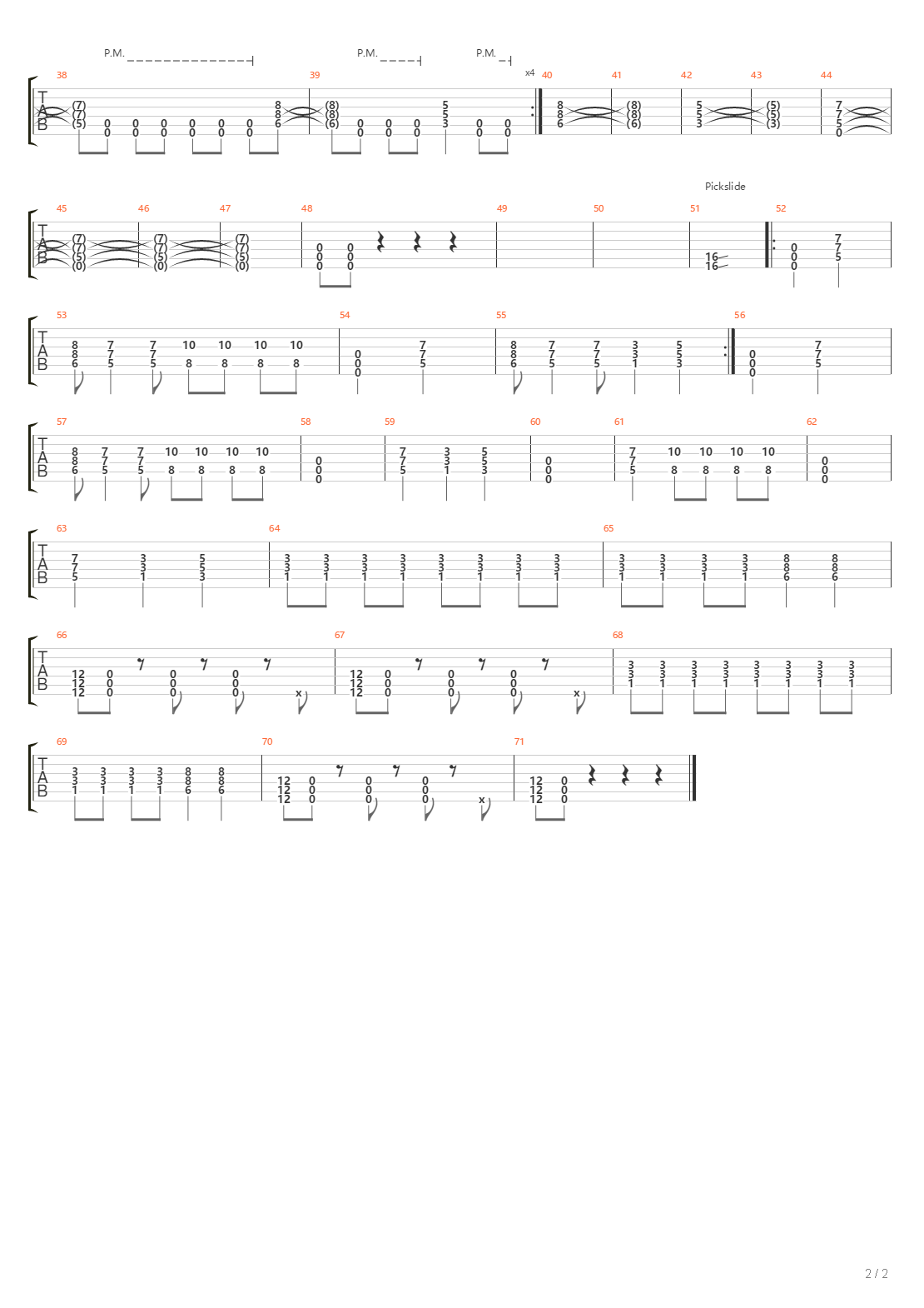 Falling Apart吉他谱