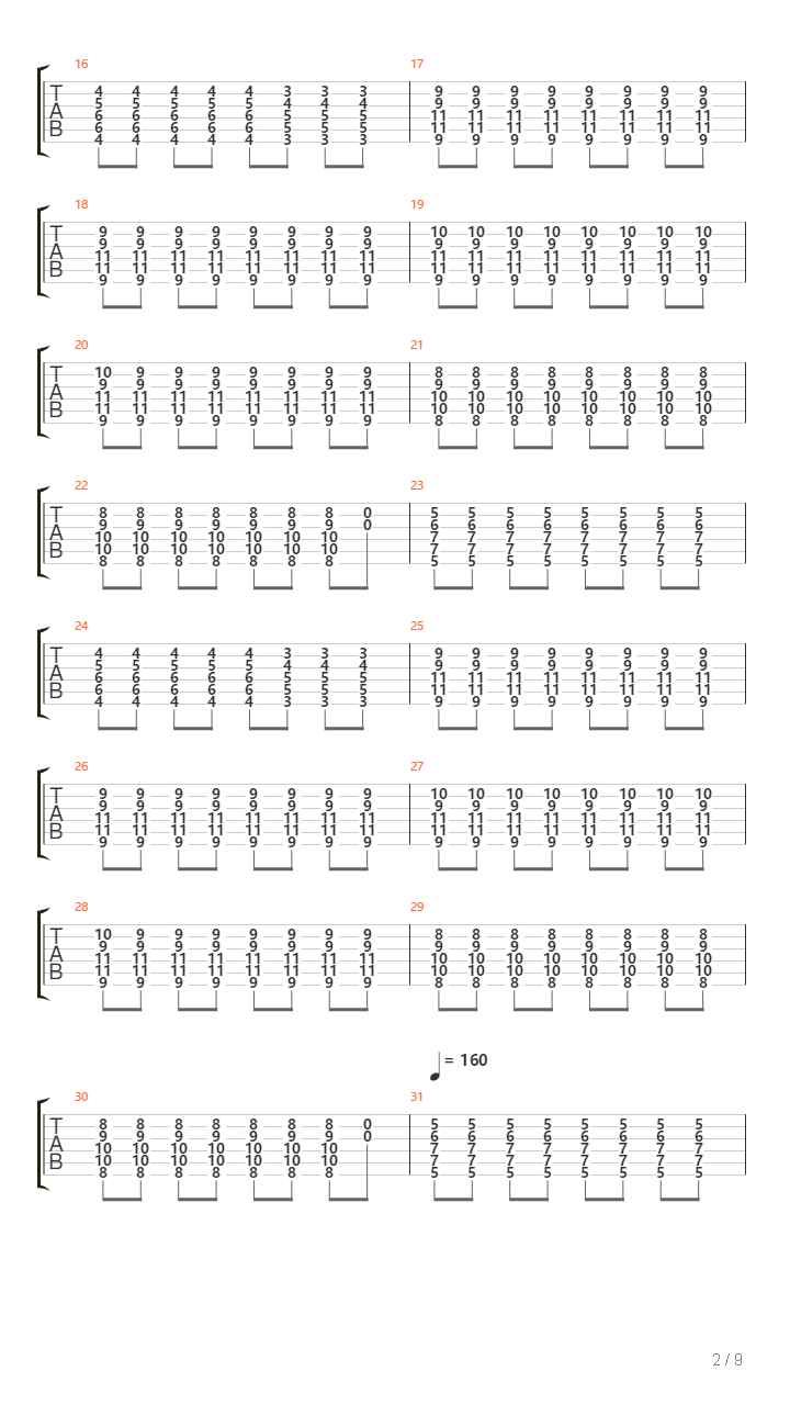 Symptoms And Cures吉他谱