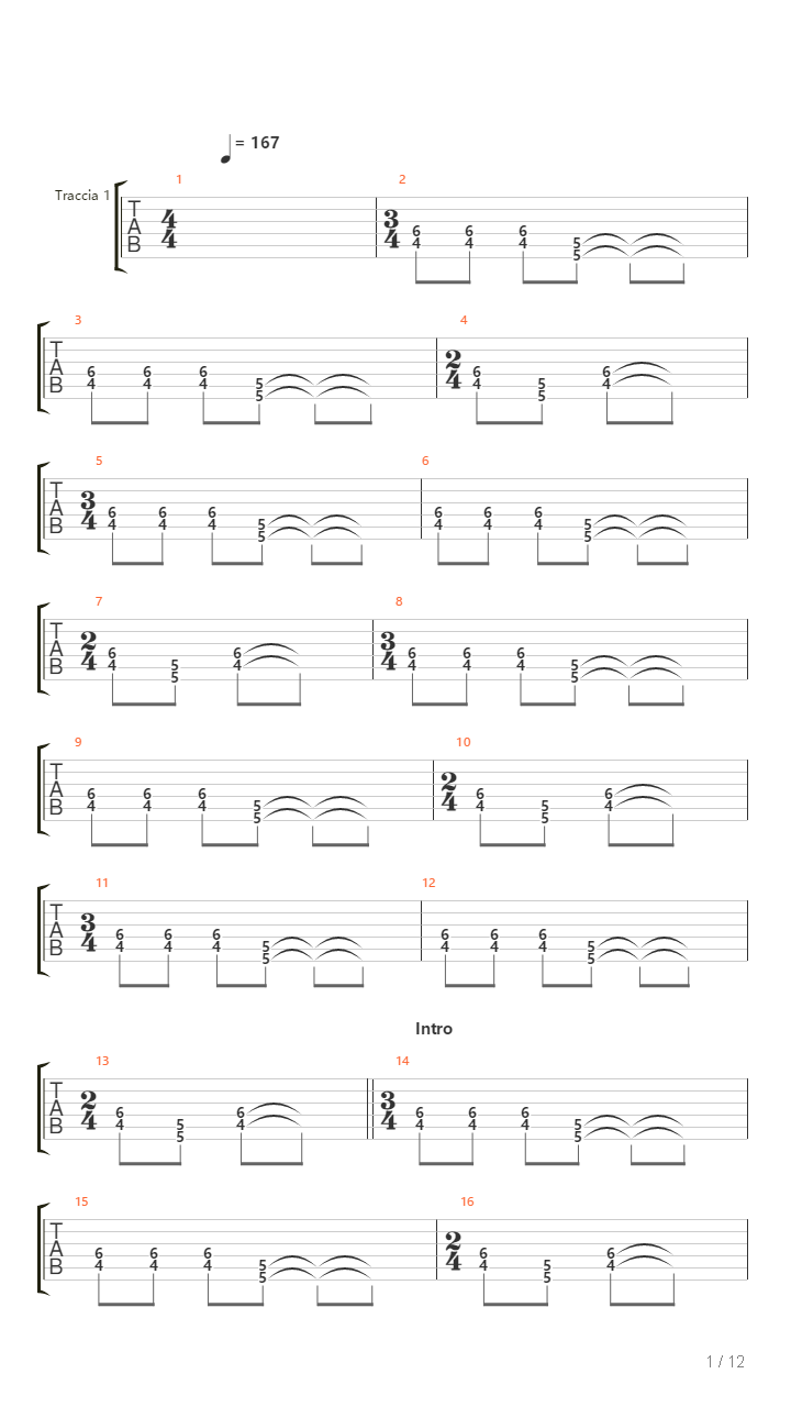 Throne Of Fire吉他谱