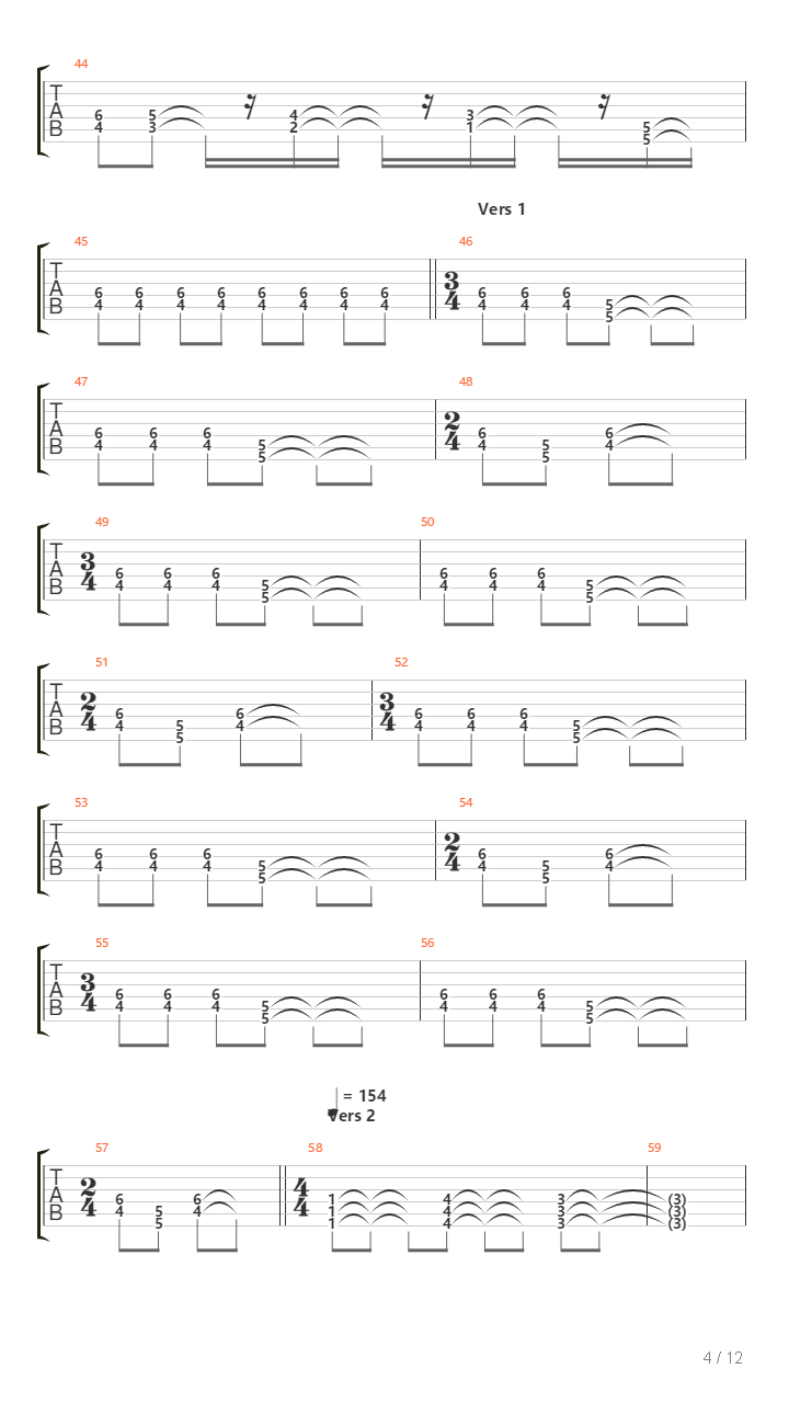 Throne Of Fire吉他谱