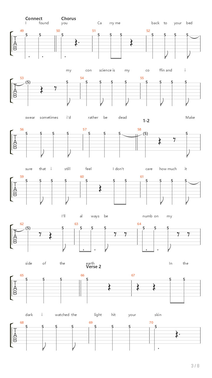 Solace吉他谱