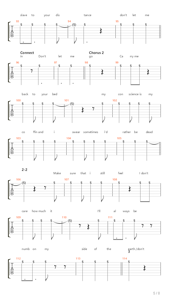 Solace吉他谱