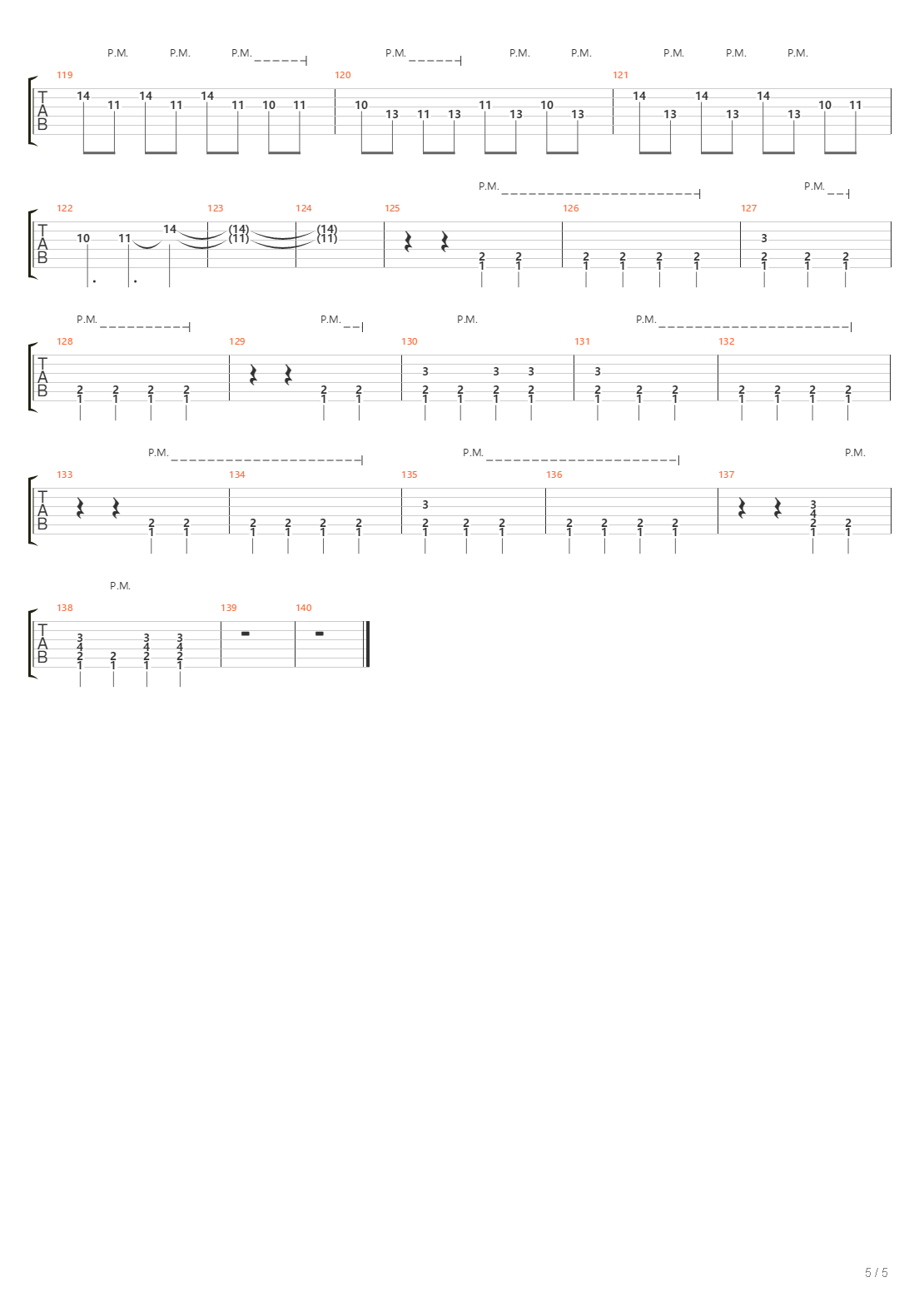 The Hands That Used To Hold Me吉他谱